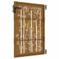 vidaXL Πύλη Κήπου με Σχέδιο Μπαμπού 85 x 150 εκ. από Ατσάλι Corten