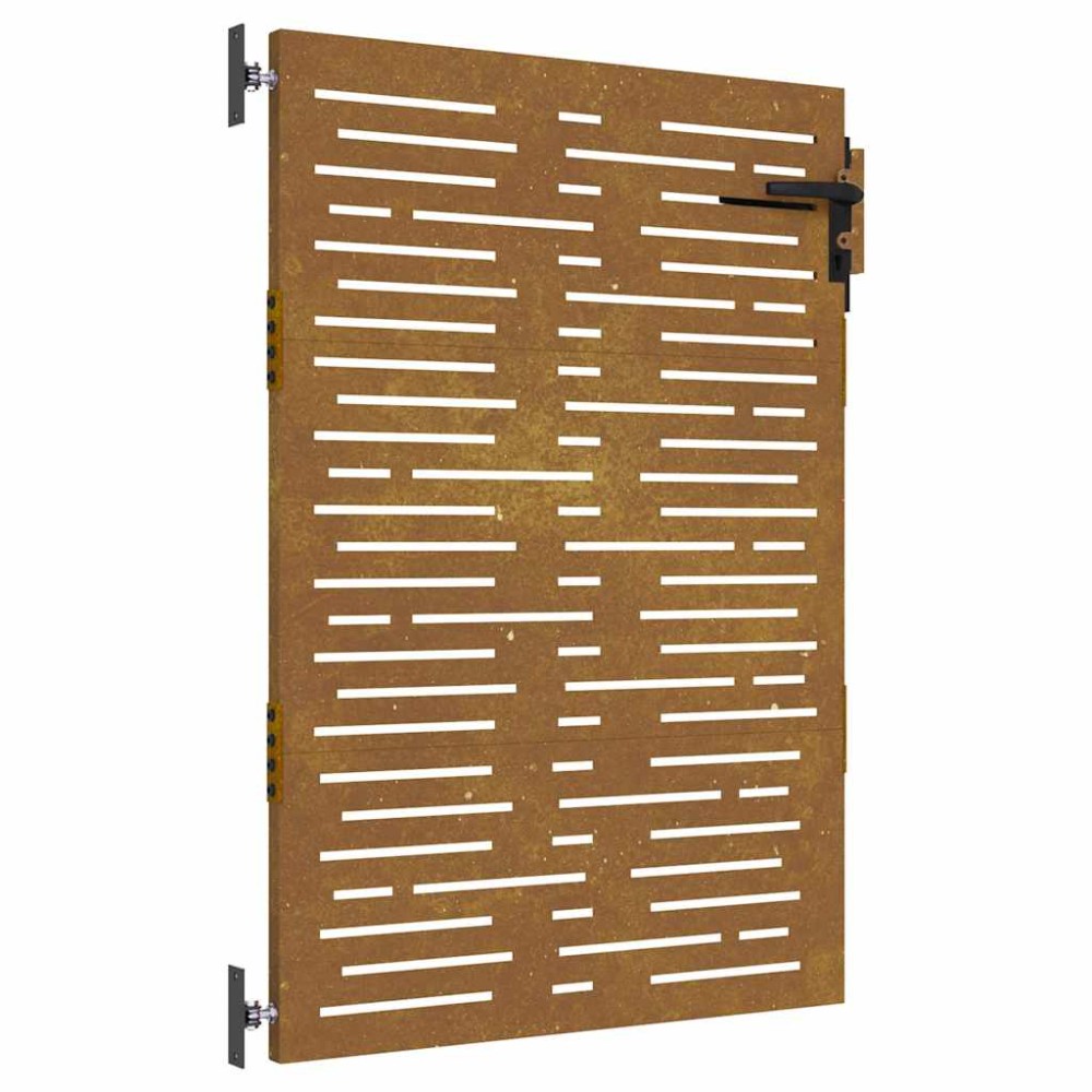 vidaXL Πόρτα Κήπου Τετράγωνη 85x125 εκ. από Ατσάλι Corten