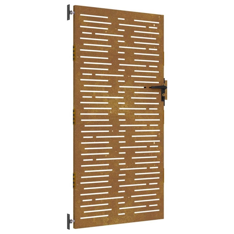 vidaXL Πόρτα Κήπου Τετράγωνη 85x175 εκ. από Ατσάλι Corten