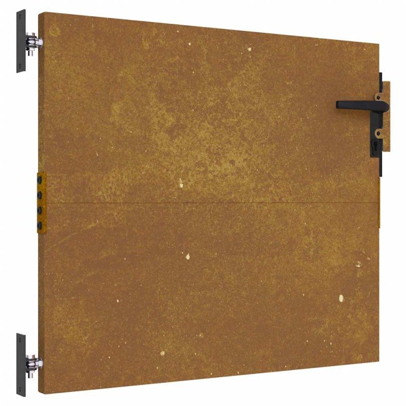 vidaXL Πόρτα Κήπου από Ατσάλι Corten 85x75 εκ.