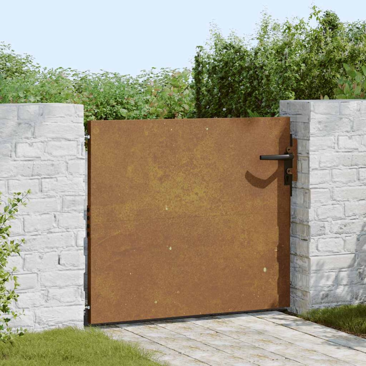 vidaXL Πύλη Κήπου 85 x 100 εκ. από Ατσάλι Corten