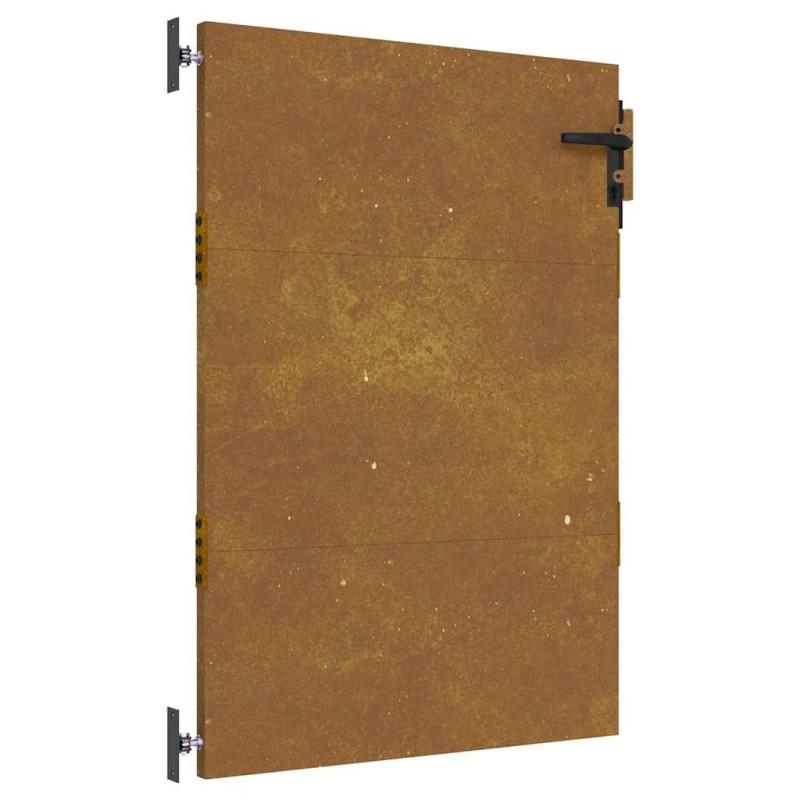 vidaXL Πόρτα Κήπου 85x125 εκ. από Ατσάλι Corten