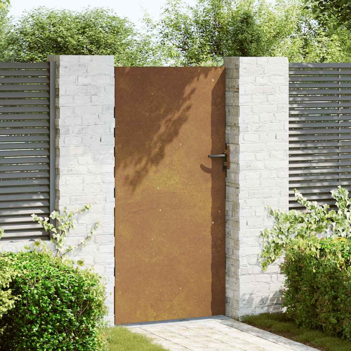 vidaXL Πύλη Κήπου 85 x 200 εκ. από Ατσάλι Corten
