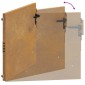 vidaXL Πύλη Κήπου 105x80 εκ. από Ατσάλι Corten