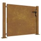 vidaXL Πύλη Κήπου 105 x 105 εκ. από Ατσάλι Corten
