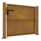 vidaXL Πύλη Κήπου 105 x 105 εκ. από Ατσάλι Corten