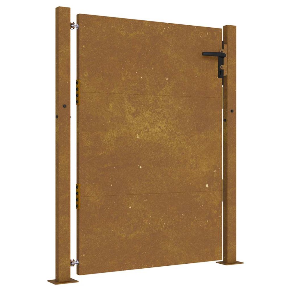 vidaXL Πόρτα Κήπου 100x150 εκ. από Ατσάλι Corten
