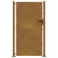 vidaXL Πύλη Κήπου 105 x 180 εκ. από Ατσάλι Corten