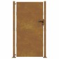 vidaXL Πύλη Κήπου 105 x 205 εκ. από Ατσάλι Corten