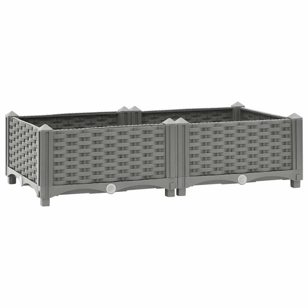 vidaXL Ζαρντινιέρα 80 x 40 x 23 εκ. από Πολυπροπυλένιο