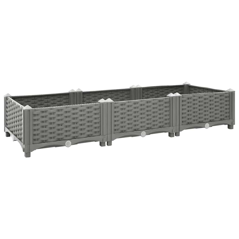 vidaXL Ζαρντινιέρα 120 x 40 x 23 εκ. από Πολυπροπυλένιο