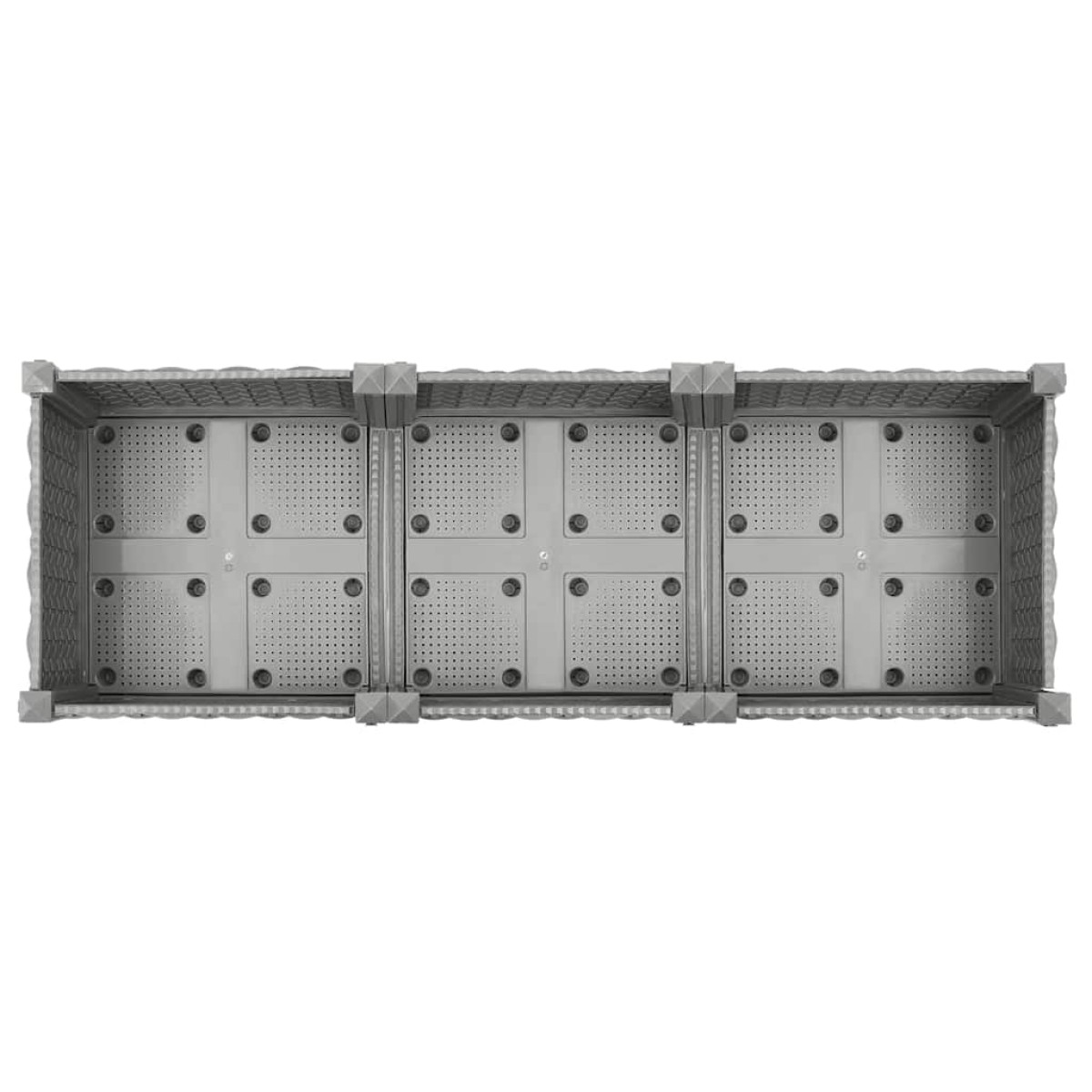 vidaXL Ζαρντινιέρα 120 x 40 x 23 εκ. από Πολυπροπυλένιο