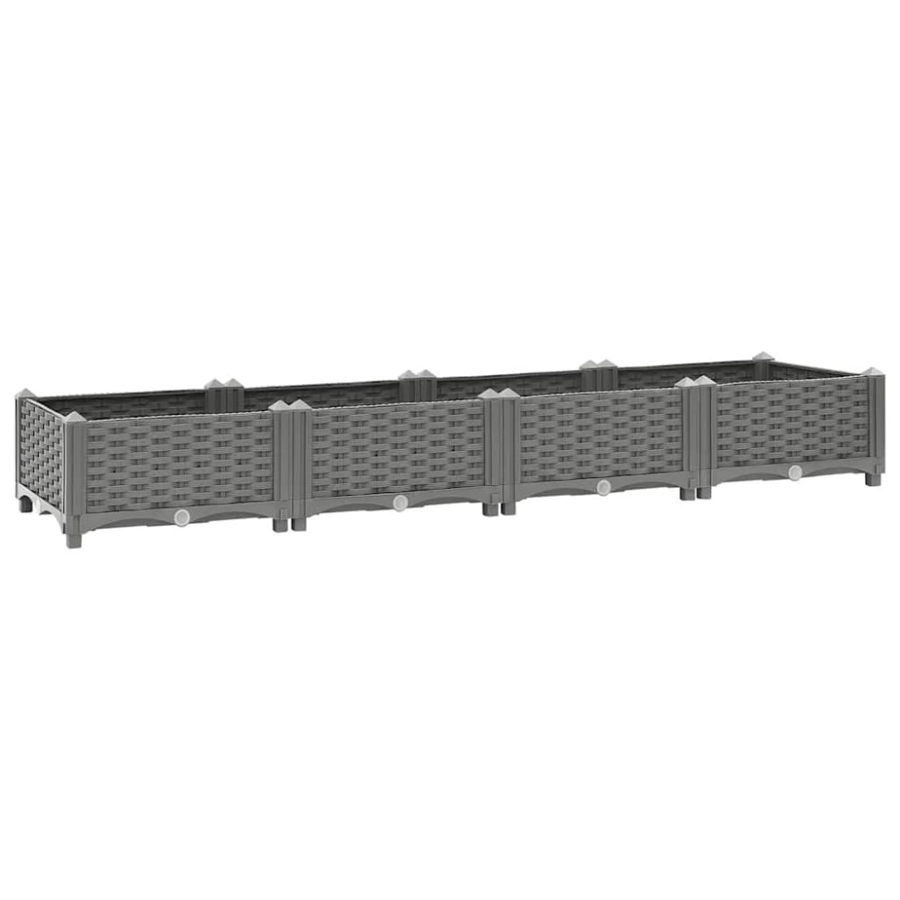 vidaXL Ζαρντινιέρα 160 x 40 x 23 εκ. από Πολυπροπυλένιο