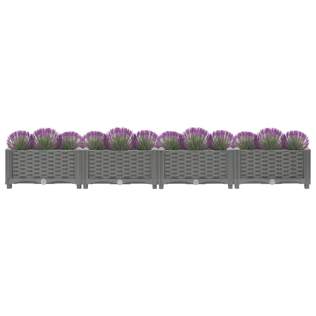 vidaXL Ζαρντινιέρα 160 x 40 x 23 εκ. από Πολυπροπυλένιο