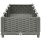 vidaXL Ζαρντινιέρα 160 x 40 x 23 εκ. από Πολυπροπυλένιο