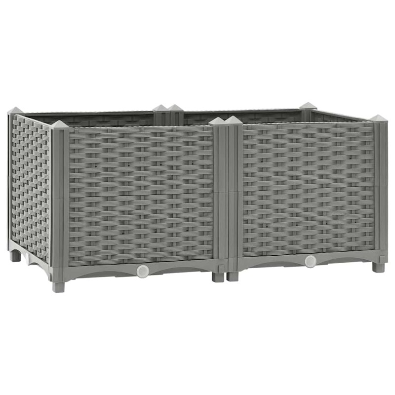 vidaXL Ζαρντινιέρα 80 x 40 x 38 εκ. από Πολυπροπυλένιο