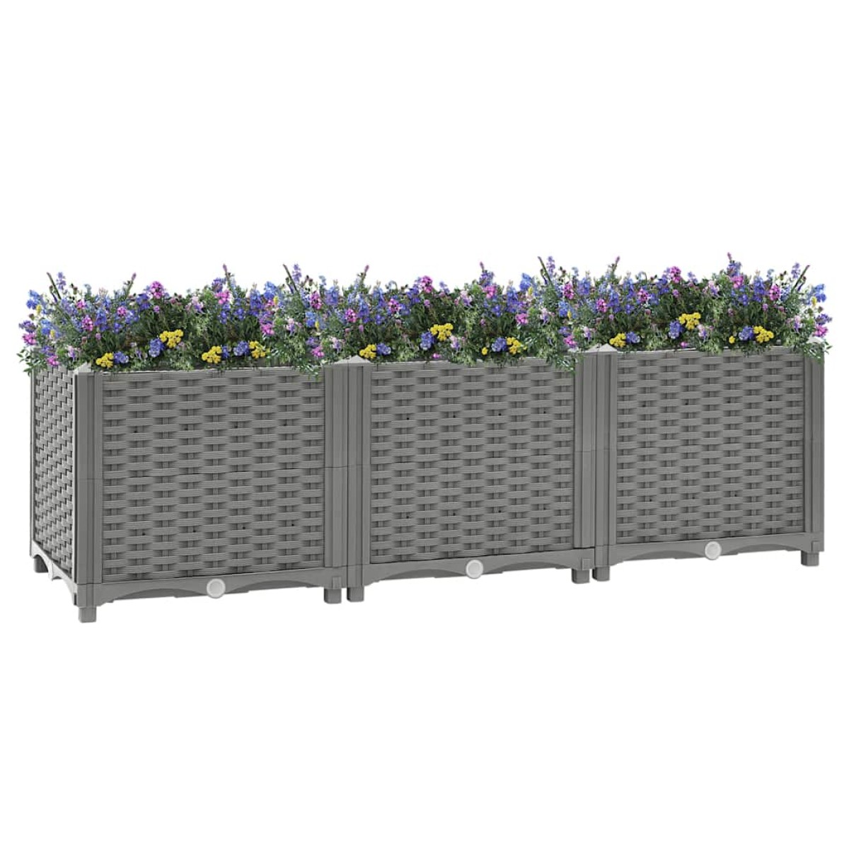 vidaXL Ζαρντινιέρα 120 x 40 x 38 εκ. από Πολυπροπυλένιο