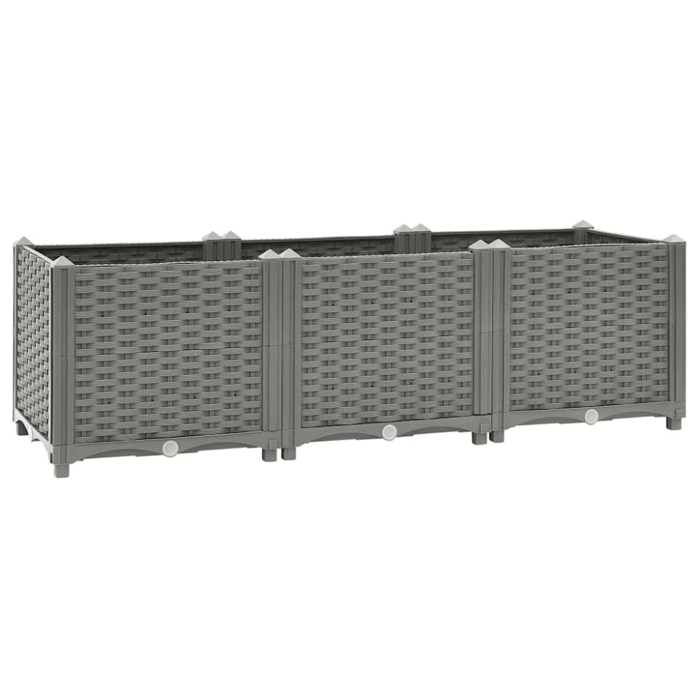vidaXL Ζαρντινιέρα 120 x 40 x 38 εκ. από Πολυπροπυλένιο