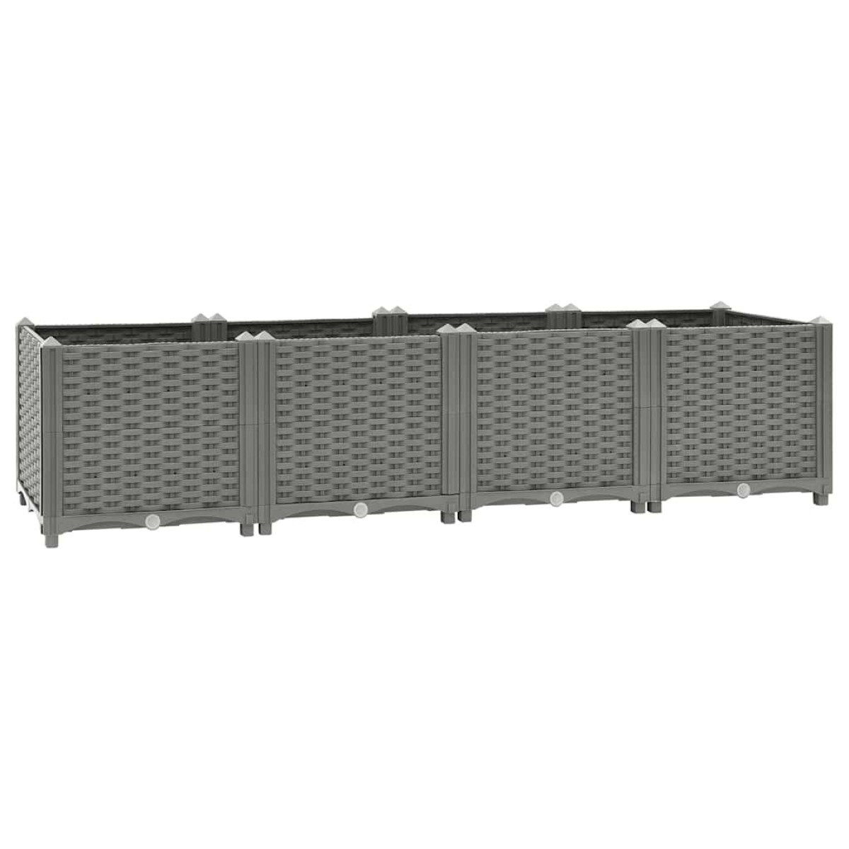 vidaXL Ζαρντινιέρα 160 x 40 x 38 εκ. από Πολυπροπυλένιο