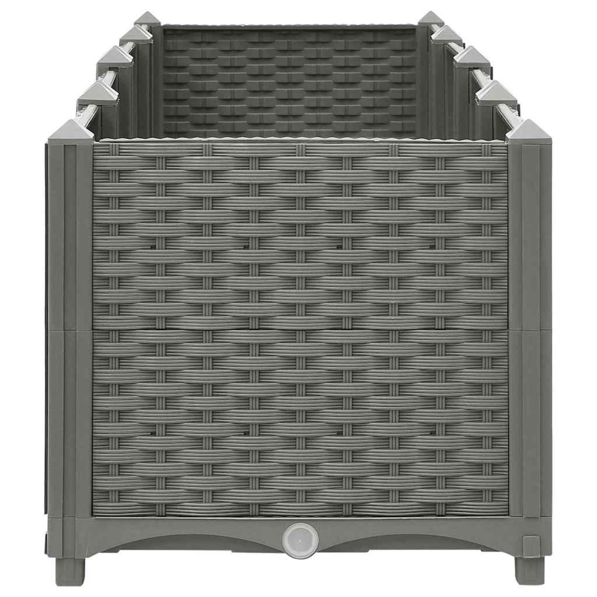 vidaXL Ζαρντινιέρα 160 x 40 x 38 εκ. από Πολυπροπυλένιο