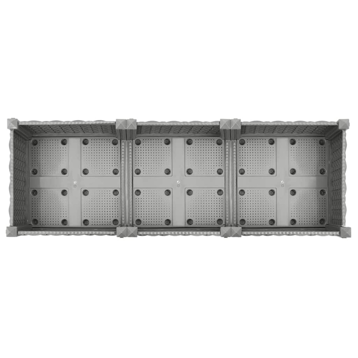 vidaXL Ζαρντινιέρα 120 x 40 x 71 εκ. από Πολυπροπυλένιο