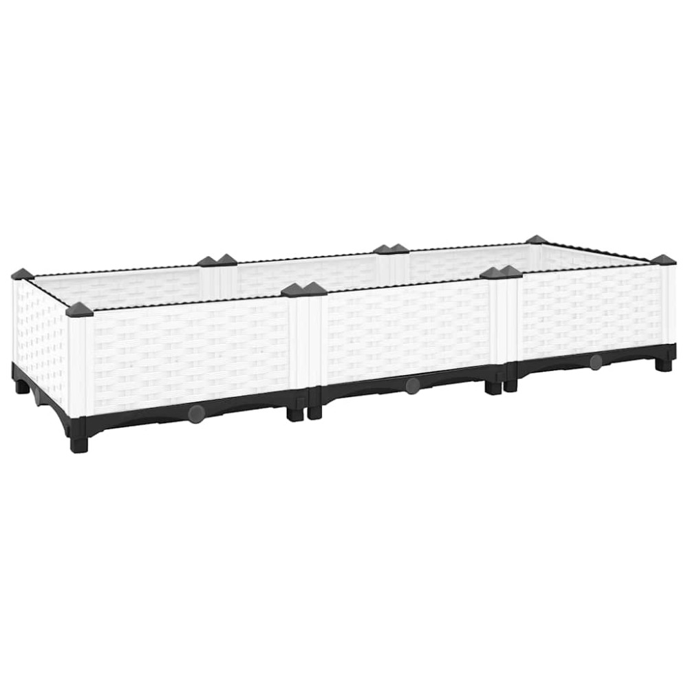vidaXL Ζαρντινιέρα 120 x 40 x 23 εκ. από Πολυπροπυλένιο