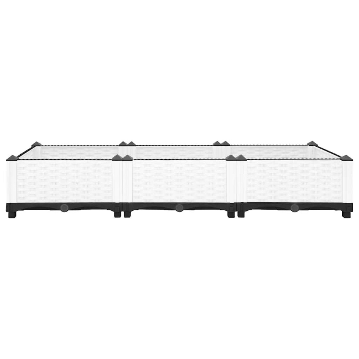 vidaXL Ζαρντινιέρα 120 x 40 x 23 εκ. από Πολυπροπυλένιο