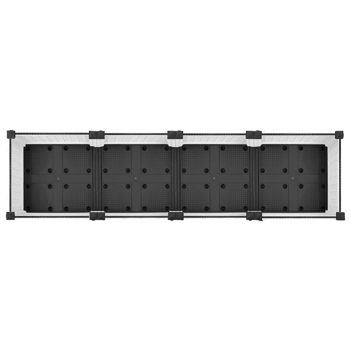 vidaXL Ζαρντινιέρα 160 x 40 x 23 εκ. από Πολυπροπυλένιο