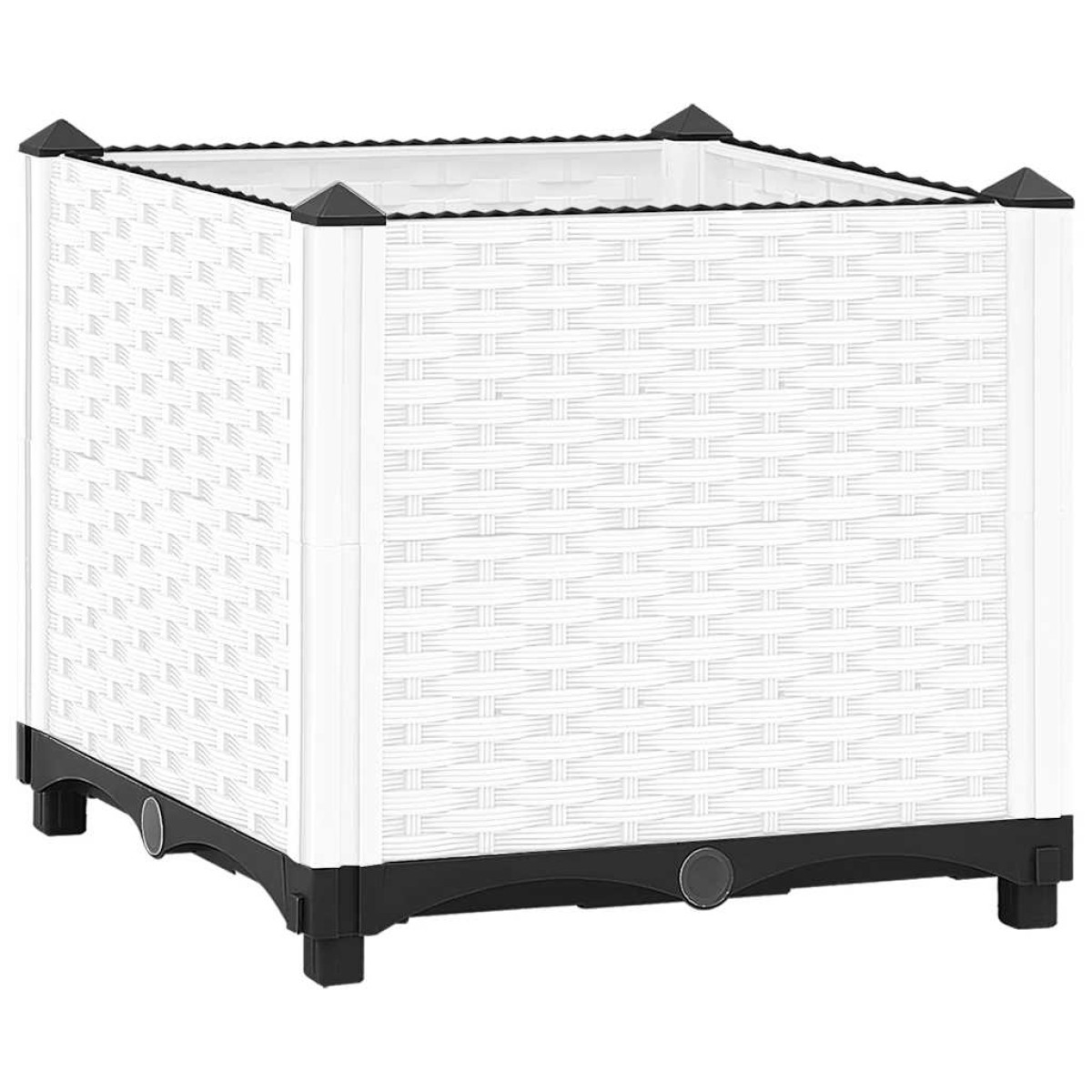 vidaXL Ζαρντινιέρα 40 x 40 x 38 εκ. από Πολυπροπυλένιο