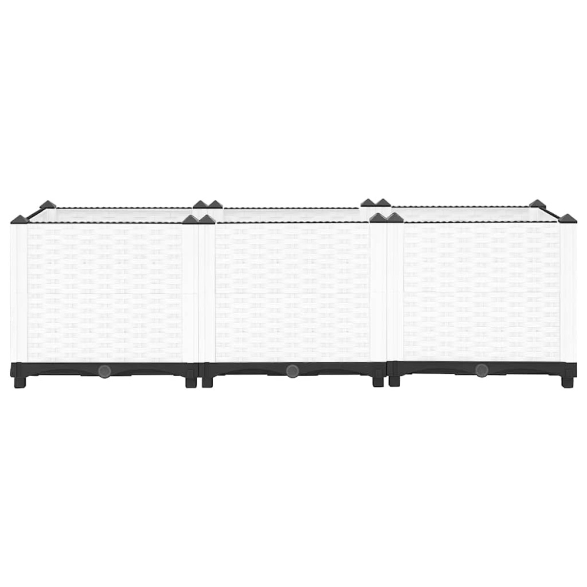 vidaXL Ζαρντινιέρα 120 x 40 x 38 εκ. από Πολυπροπυλένιο