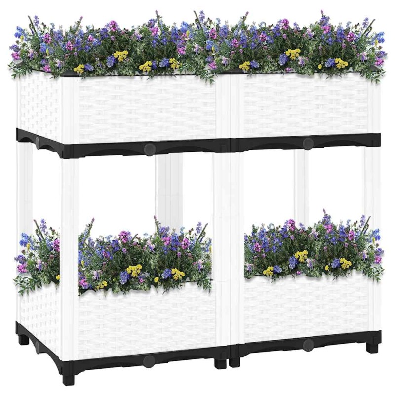 vidaXL Ζαρντινιέρα 80 x 40 x 71 εκ. από Πολυπροπυλένιο