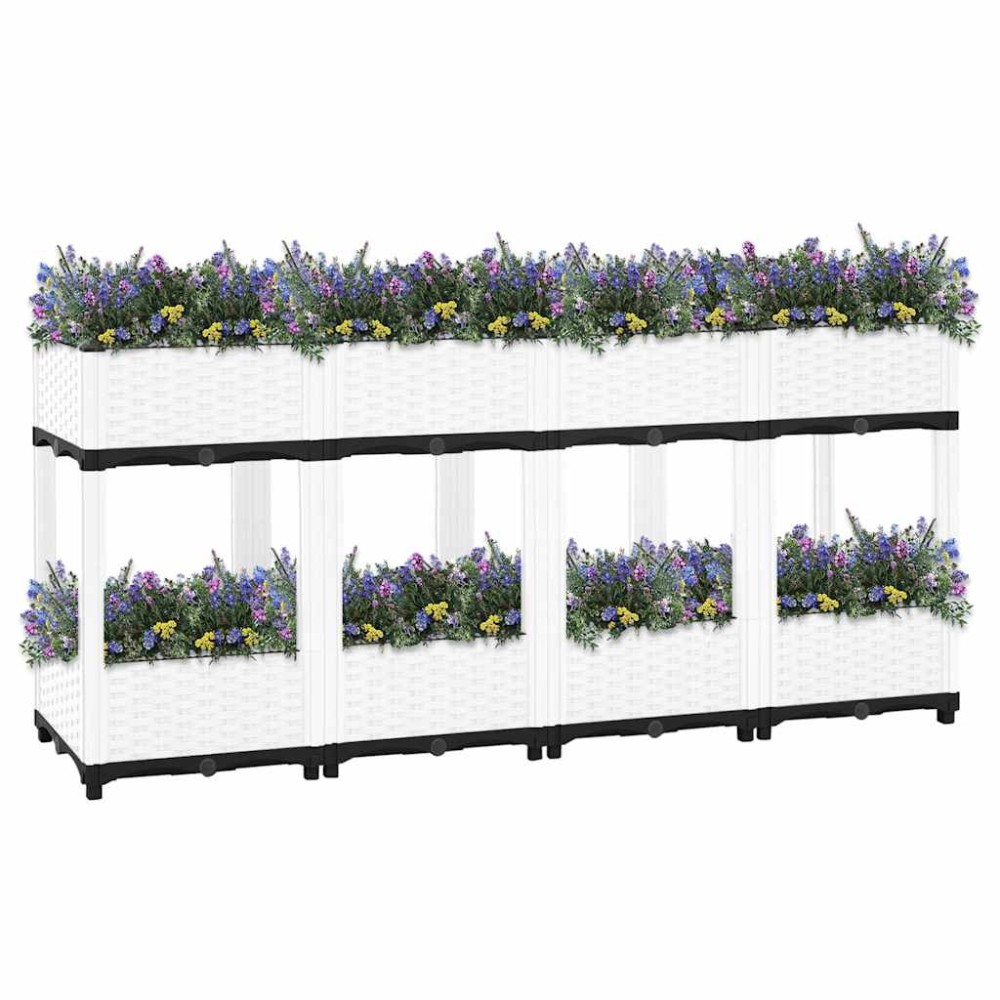 vidaXL Ζαρντινιέρα 160 x 40 x 71 εκ. από Πολυπροπυλένιο