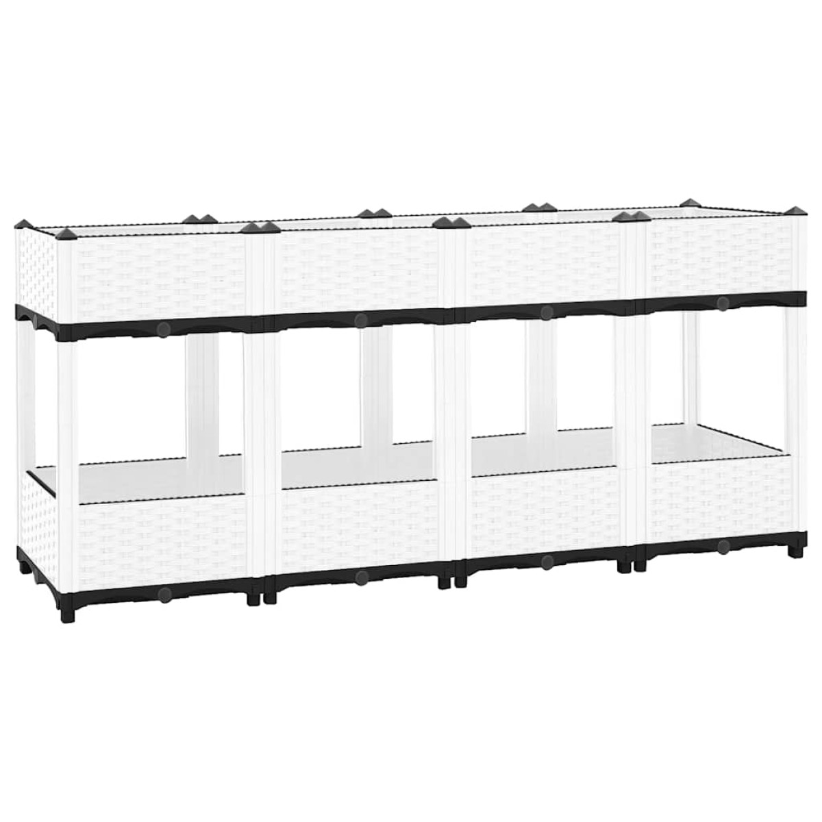 vidaXL Ζαρντινιέρα 160 x 40 x 71 εκ. από Πολυπροπυλένιο
