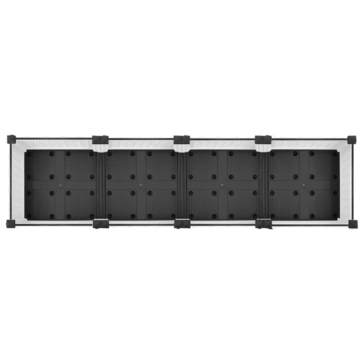 vidaXL Ζαρντινιέρα 160 x 40 x 71 εκ. από Πολυπροπυλένιο