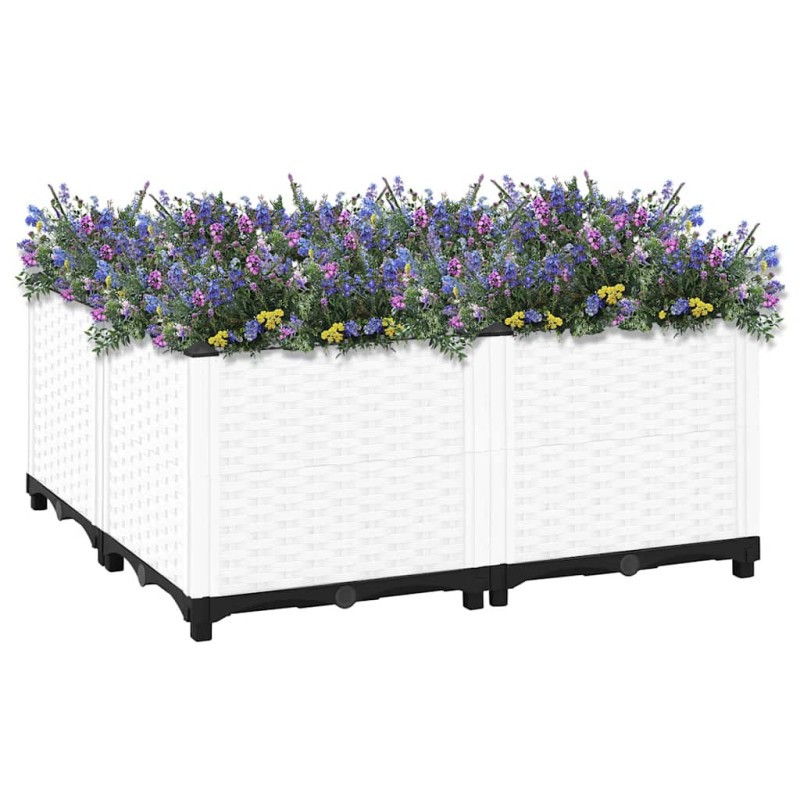 vidaXL Ζαρντινιέρα 80 x 80 x 38 εκ. από Πολυπροπυλένιο