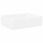 vidaXL Νιπτήρας Ορθογώνιος Λευκός 48 x 37 x 13 εκ. Κεραμικός