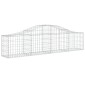 vidaXL Συρματοκιβώτιο Τοξωτό 200x30x40/60εκ. από Γαλβανισμένο Σίδερο