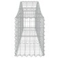vidaXL Συρματοκιβώτιο Τοξωτό 200x30x40/60εκ. από Γαλβανισμένο Σίδερο