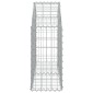vidaXL Συρματοκιβώτιο Τοξωτό 100x30x60/80εκ. από Γαλβανισμένο Χάλυβα