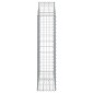 vidaXL Συρματοκιβώτιο Τοξωτό 100x30x120/140εκ. από Γαλβανισμένο Χάλυβα
