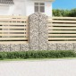 vidaXL Συρματοκιβώτιο Τοξωτό 100x30x220/240εκ. από Γαλβανισμένο Χάλυβα