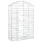 vidaXL Συρματοκιβώτιο Τοξωτό 100x50x140/160εκ. από Γαλβανισμένο Χάλυβα