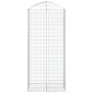 vidaXL Συρματοκιβώτιο Τοξωτό 100x50x220/240εκ. από Γαλβανισμένο Χάλυβα