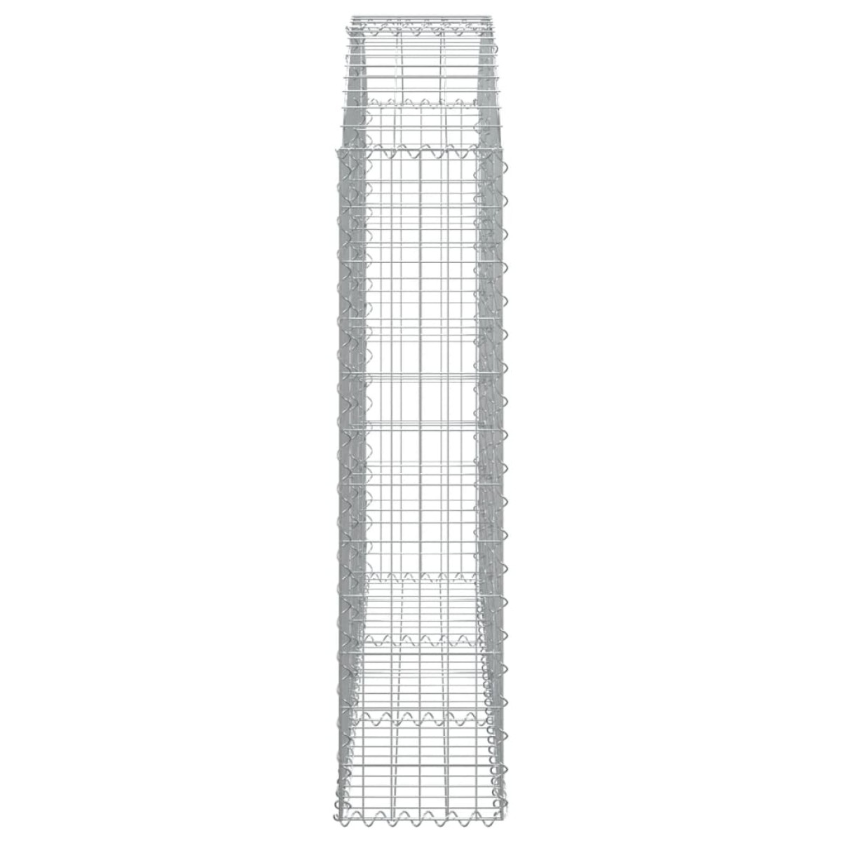 vidaXL Συρματοκιβώτιο Τοξωτό 150x30x120/140εκ. από Γαλβανισμένο Χάλυβα