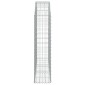 vidaXL Συρματοκιβώτιο Τοξωτό 150x30x120/140εκ. από Γαλβανισμένο Χάλυβα