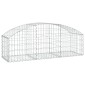 vidaXL Συρματοκιβώτιο Τοξωτό 150x50x40/60εκ. από Γαλβανισμένο Χάλυβα