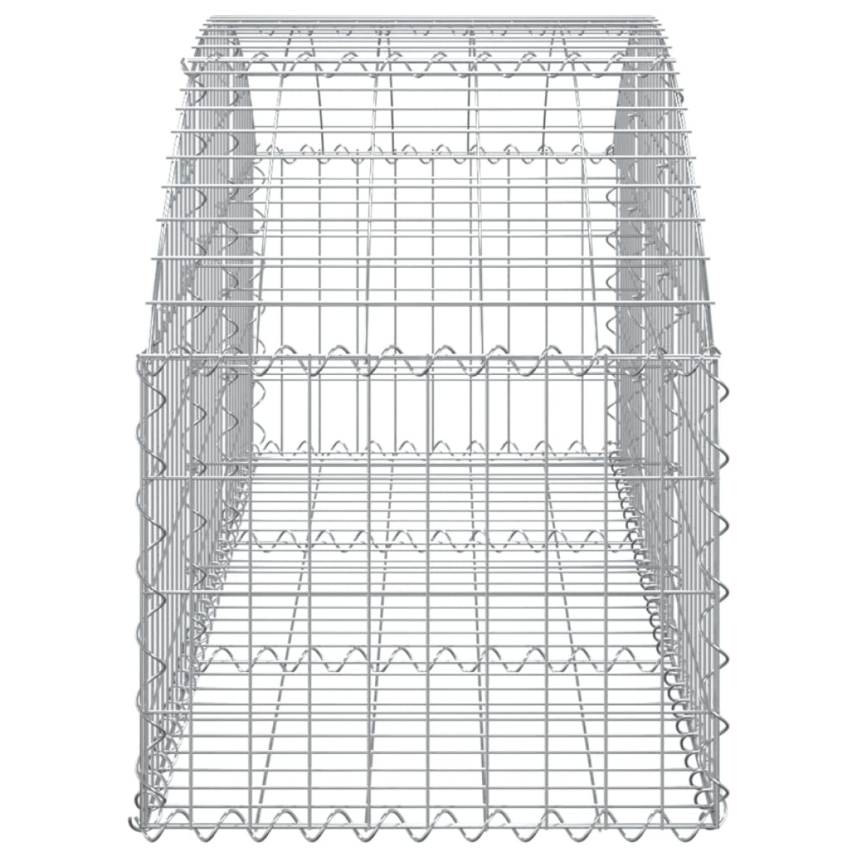 vidaXL Συρματοκιβώτιο Τοξωτό 150x50x40/60εκ. από Γαλβανισμένο Χάλυβα