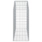 vidaXL Συρματοκιβώτιο Τοξωτό 150x50x100/120εκ. από Γαλβανισμένο Χάλυβα