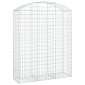 vidaXL Συρματοκιβώτιο Τοξωτό 150x50x180/200εκ. από Γαλβανισμένο Χάλυβα