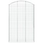 vidaXL Συρματοκιβώτιο Τοξωτό 150x50x220/240εκ. από Γαλβανισμένο Χάλυβα
